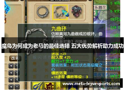 魔鸟为何成为老马的最佳选择 五大优势解析助力成功